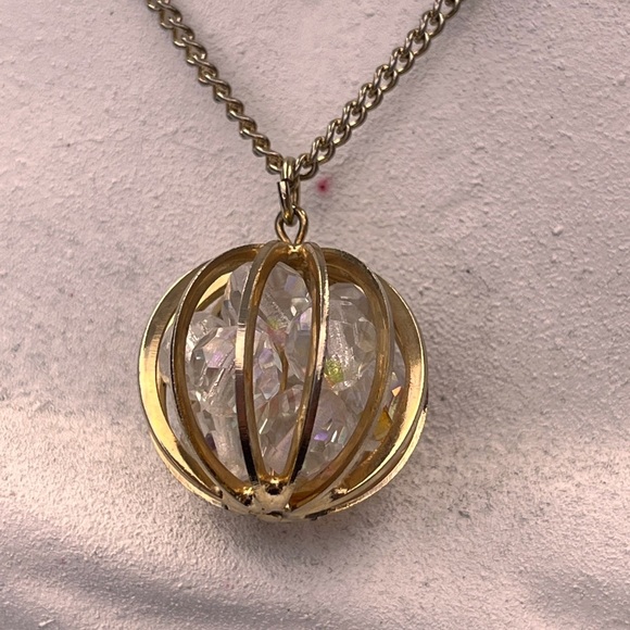 Gold Fill With aurora borealis Charms Necklace - Picture 5 of 5